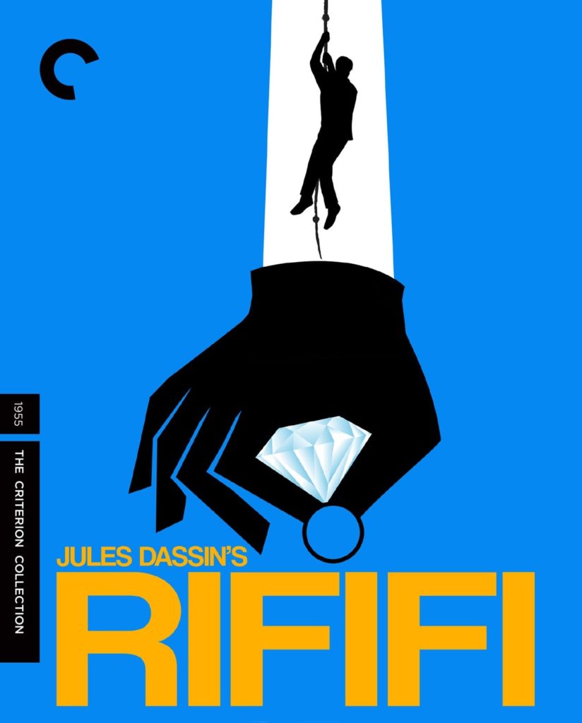 Criterion Collection cover art for the Film Noir Heist Film, Rififi