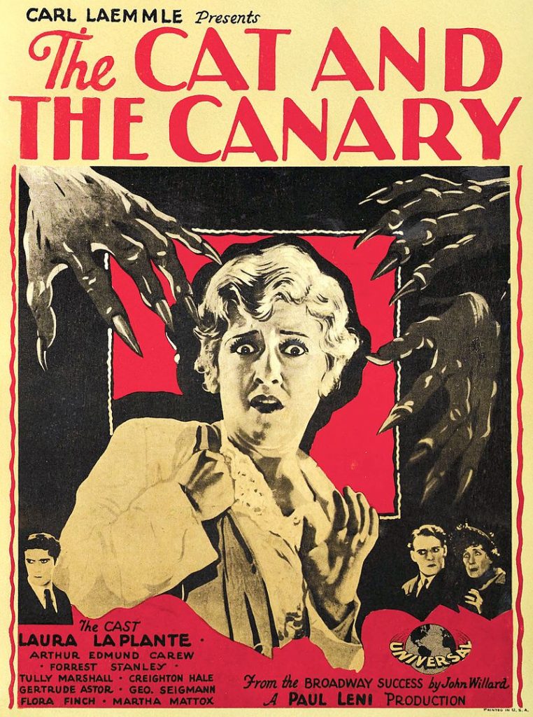 The Cat and the Canary movie poster