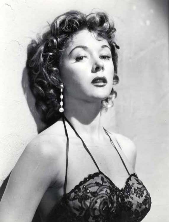 Gloria Grahame head shot. Film Noir femme fatale. 