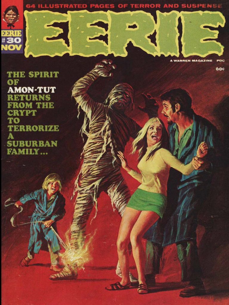 Eerie Magazine cover Basil Gogos