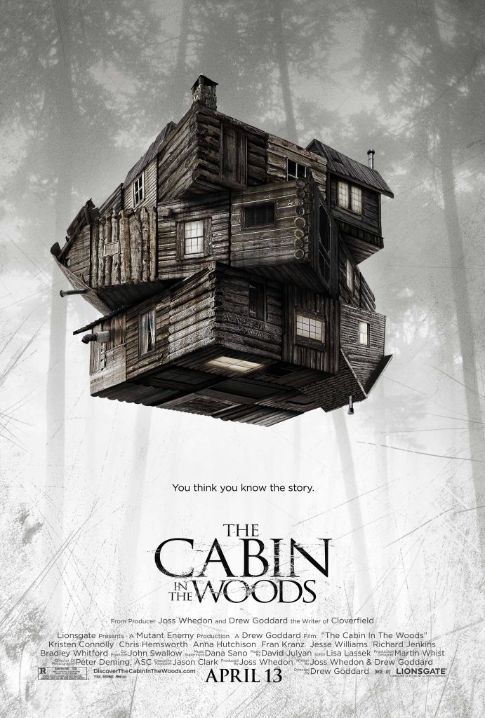 Cabin in the Woods movie poster