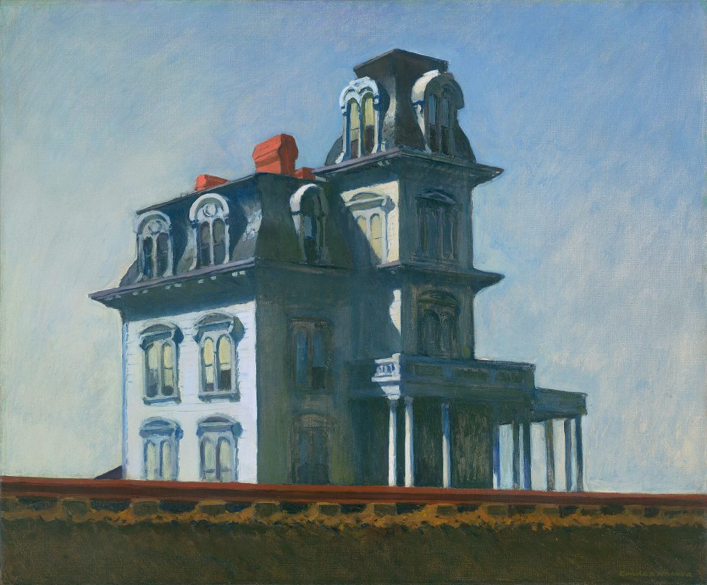 The House by the Railroad (1925) by Ed Hopper - Inspiration for the Bates house in Psycho