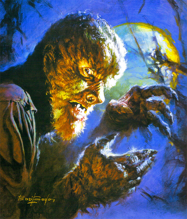 The Wolf Man by Basil Gogos