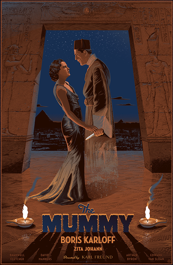 Laurent Durieux artwork for The Mummy