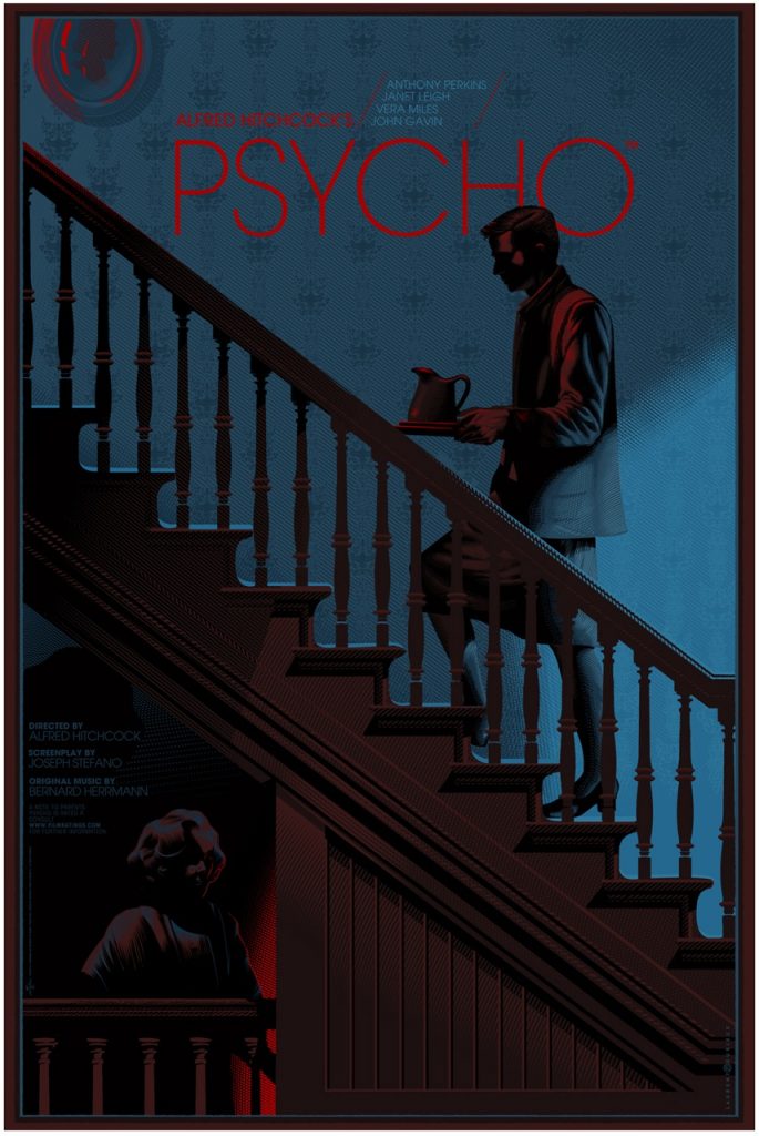 Psycho fan art by Laurent Durieux