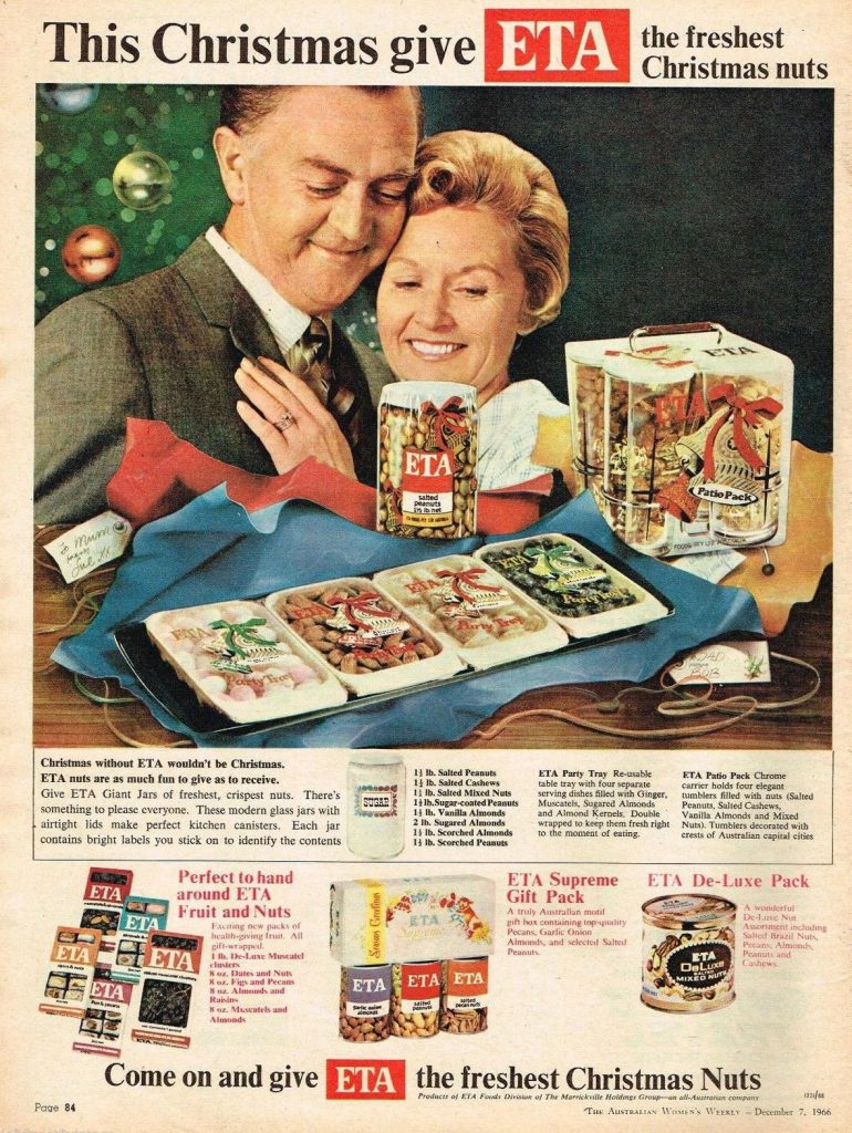 Christmas Nuts - Vintage Ad 