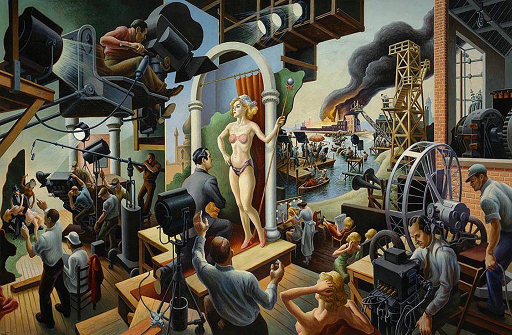 Hollywood by Thomas Hart Benton, 1937-1938