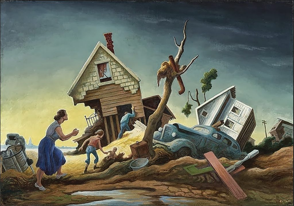 Flood Disaster by Thomas Hart Benton