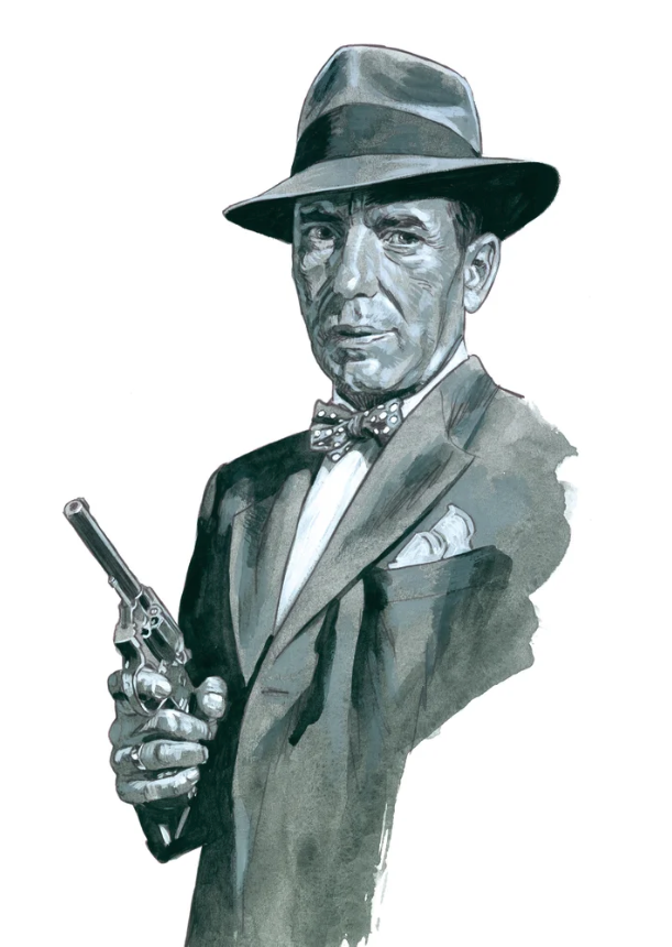 Humphrey Bogart by Sean Phillips
