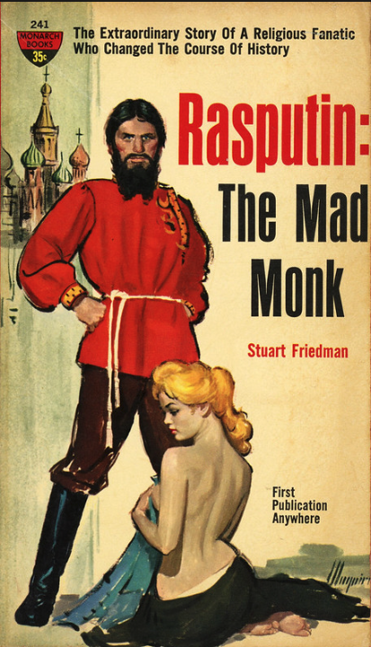 Pulp Fiction Cover - Robert Maguire - 27 - Rasputin Pulp Paperback book
