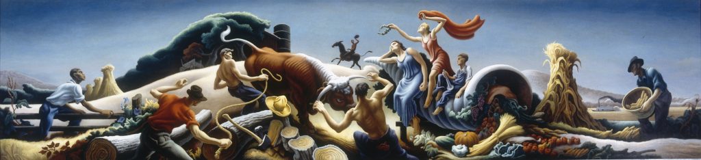 Thomas Hart Benton -Achelous and Hercules