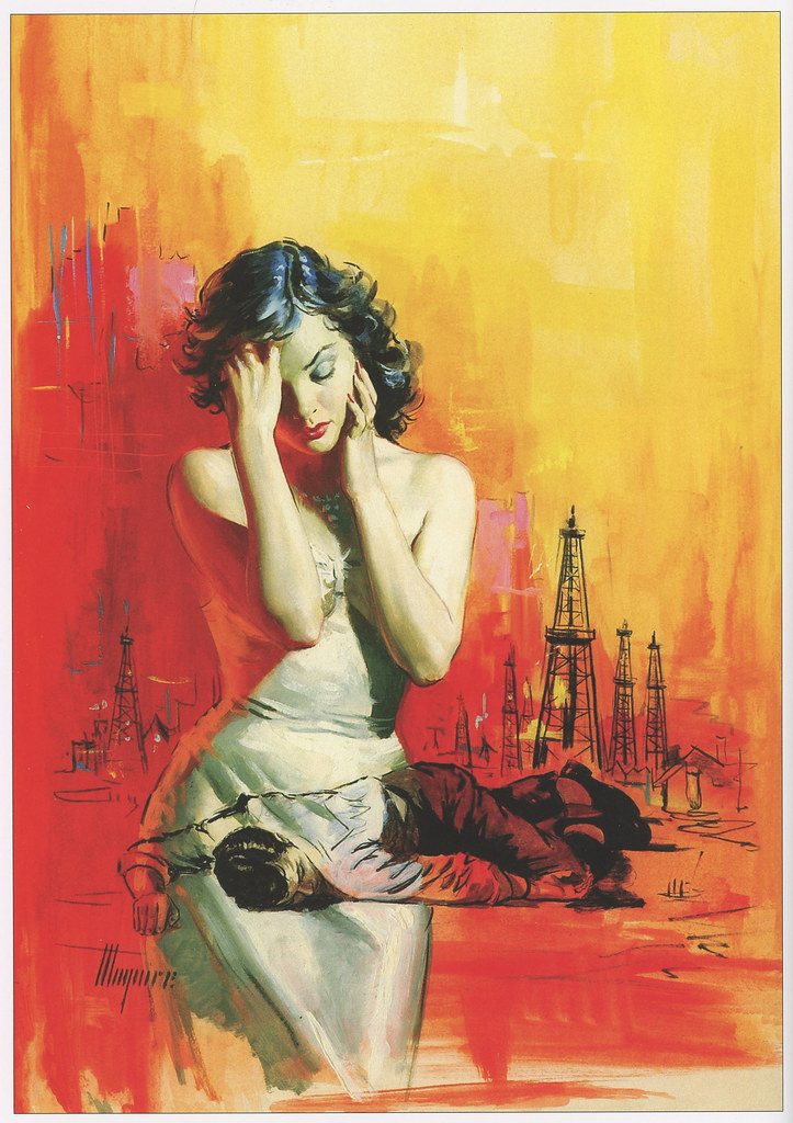 Pulp Fiction Cover - Robert Maguire - 14 - Wild Town by Jim Thompson cover art