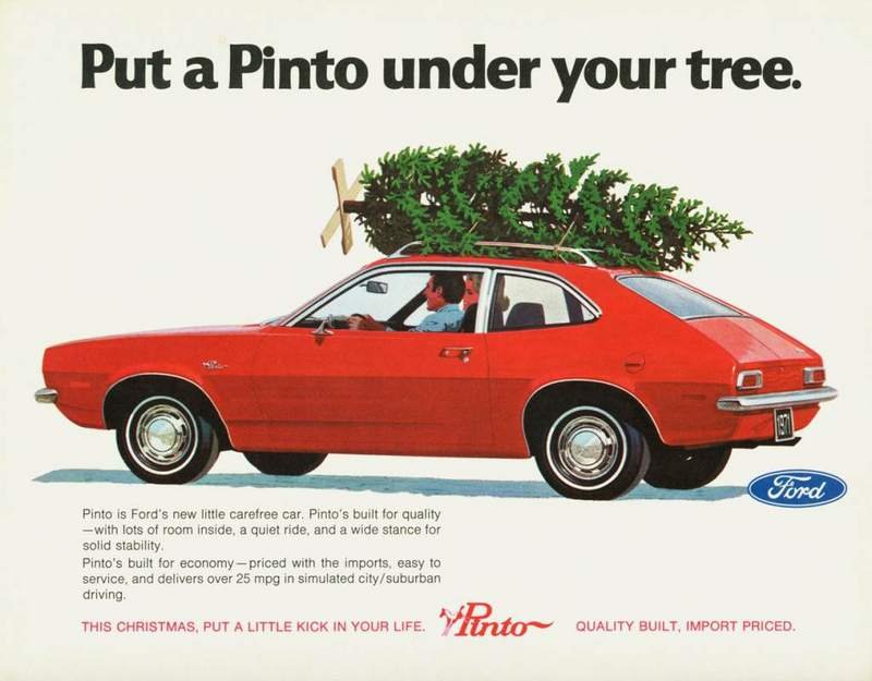 Vintage Pinto Christmas ad