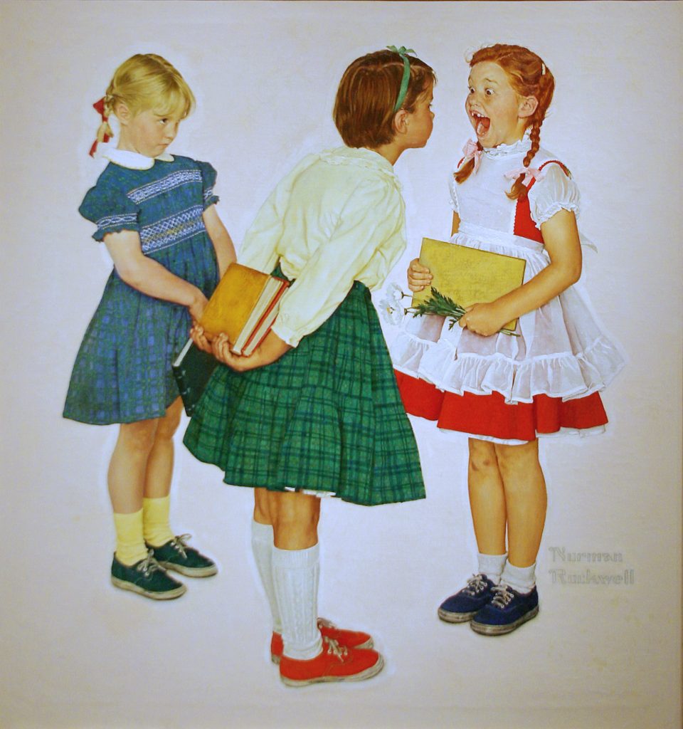 Girl Missing Tooth (The Checkup), The Saturday Evening Post, September 7, 1957