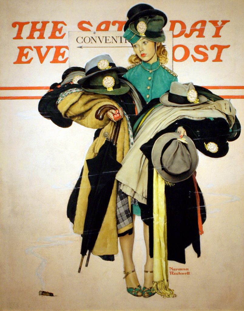 The Convention (Hat Check Girl) - The Saturday Evening Post - May 3, 1941