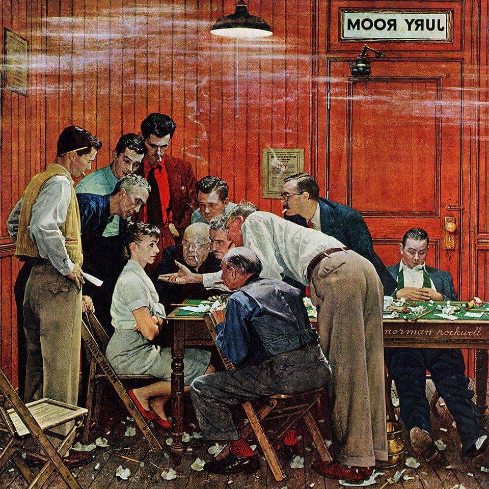 You can't think about Americana Art without thinking about Norman Rockwell...